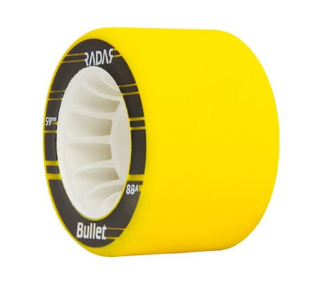 Radar Bullet Wheels 59 mm 88A Neon Yellow